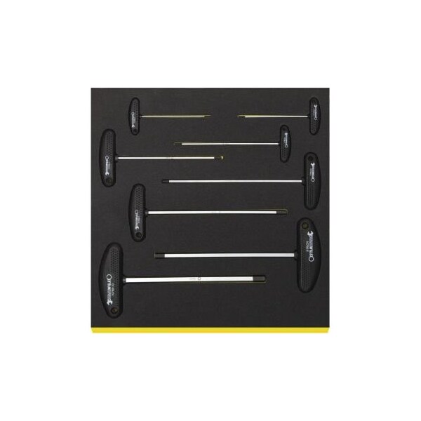 Offset screwdrivers i.TCS inlay No.TCS 10768/8 2/3-tray8-pcs.